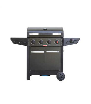 Barbecook Gas Barbecue Luca 412 with Cabinet and Sideburner, 145.4 x 60.3 x 112.3 cm BC-GAS-3100