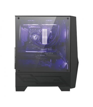 MSI MAG FORGE 100M PC Case, Mid-Tower, USB 3.2, Black