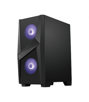 MSI MAG FORGE 100M PC Case, Mid-Tower, USB 3.2, Black