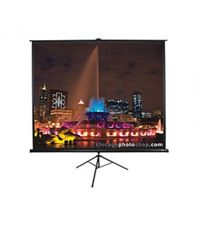 Elite Screens Tripod Series T113UWS1 Diagonal 113 ", 1:1, Viewable screen width (W) 203 cm, Black