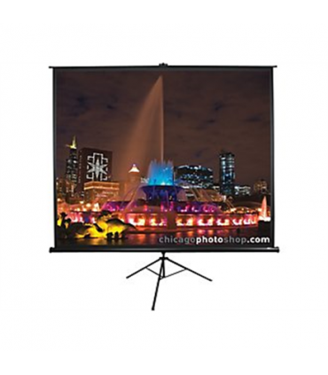Elite Screens Tripod Series T113UWS1 Diagonal 113 ", 1:1, Viewable screen width (W) 203 cm, Black