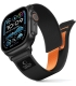 Tech-Protect kellarihm Nylon Elite Apple Watch 44/45/46/49mm, must/oranž