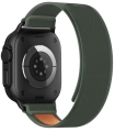 Tech-Protect kellarihm Nylon Elite Apple Watch 44/45/46/49mm, roheline/oranž