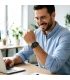 Tech-Protect kellarihm Nylon Elite Apple Watch 44/45/46/49mm, roheline/oranž