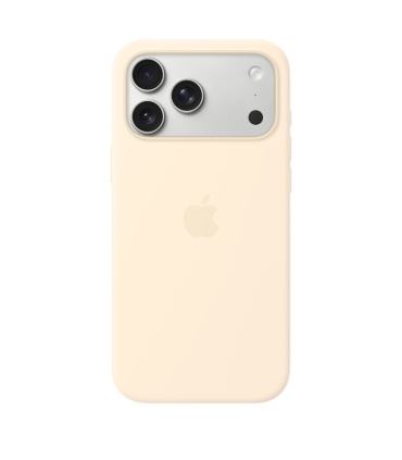 Apple iPhone 17 Pro Max Silicone Case with MagSafe – Vanilla