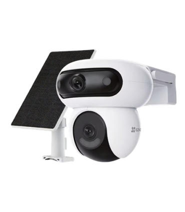 EZVIZ Battery-Powered Dual Camera Kit with Solar Panel | CS-HB90/SP | 4+4 MP | 2.8mm/6mm | IP65 | H.264/H.265 | Micro SD, Max. 5