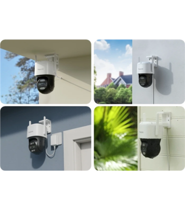 Reolink 4K Wi-Fi 6 Dual-Lens Security Camera | TrackMix Series W760 | PTZ | 8 MP | 2.8mm/F1.6 | IP65 | H.264, H.265 | Micro SD, 