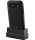 Doro E10 4G must nuputelefon koos laadimisalusega