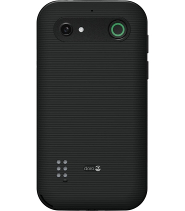 Doro E10 4G must nuputelefon koos laadimisalusega