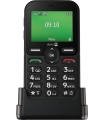 Doro E10 4G must nuputelefon koos laadimisalusega