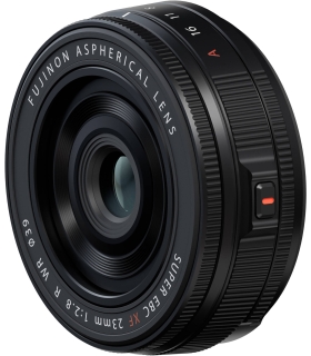 Fujifilm Fujinon XF 23mm f/2.8 R WR objektiiv, must