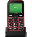 Doro E10 4G punane nuputelefon koos laadimisalusega