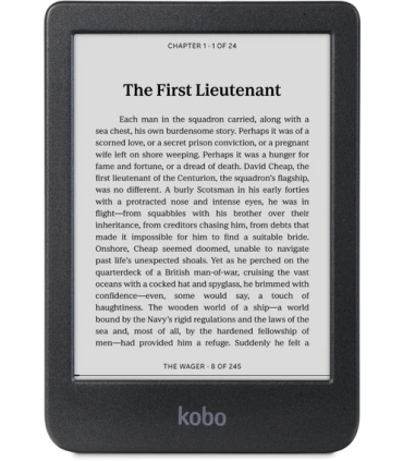 Kobo e-luger Clara BW 6" 16GB, must