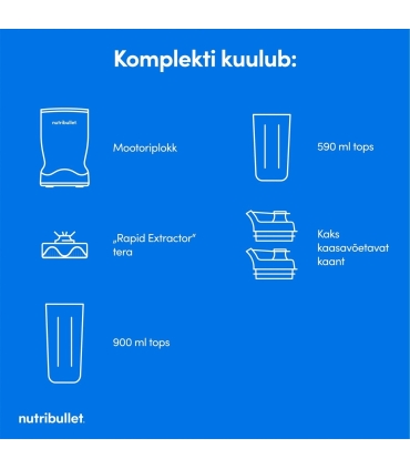 Nutribullet NBT1006MB Turbo 1000 W