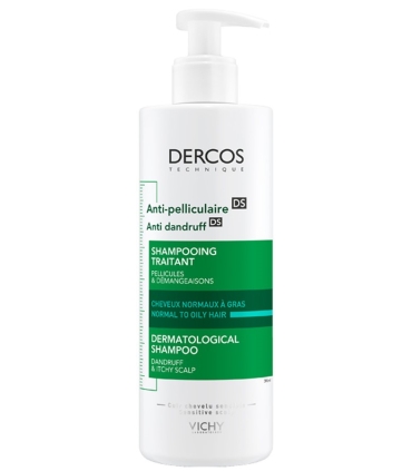 Vichy Dercos Anti-Dandruff Shampoo (390mL) Normal to Oily Hair