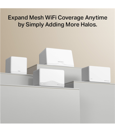 Mercusys | BE3600 Whole Home Mesh Wi-Fi 7 System | Halo H25BE (2-pack) | 802.11ax | Ethernet LAN (RJ-45) ports 1 | Mesh Support 