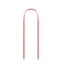 Apple Crossbody Strap - Bright Guava
