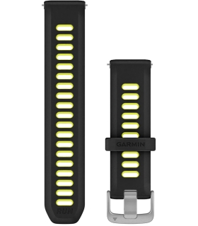 Garmin kellarihm Quick Release 20mm Forerunner 170, must/kollane