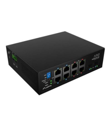 Lanberg Switch PoE 4xBT 4xAT 4xSFP Din Unmanagment Gigabit Ethernet | ILGE-8P-2S-120 | Unmanaged | Din rail