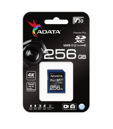 ADATA SDXC 256GB V30/ASDX256GUI3V30S-R