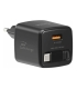 Swissten Slidecharge reisilaadija sissehitatud kaabliga+ USB A PD 30W must