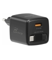 Swissten Slidecharge reisilaadija sissehitatud kaabliga+ USB A PD 30W must