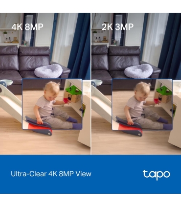 TP-LINK | Pan/Tilt AI Home Security Wi-Fi Camera | Tapo C260 | Dome | 8 MP | 4.3mm/F1.6 | H.264 | Micro SD, Max. 512 GB