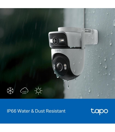 TP-LINK | Dual Lens Security Wi-Fi Camera | Tapo C545D | Dome | 3 MP | 6mm | IP66 | H.264 | MicroSD, up to 512 GB