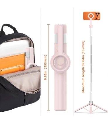 Tech-Protect statiiv-käsistatiiv L10S, roosa