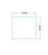 Valamu Pyramis Ithaka 56x51 1B Snow valge