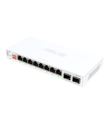 Asus | QG-U1080 | 8-Port 2.5G and 2-Port 10G SFP+ Switch | Unmanaged | Desktop | SFP+ ports quantity 2 x 10G SFP+ ports
