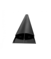 MB Cable Cover SS Black 75mm 1600mm
