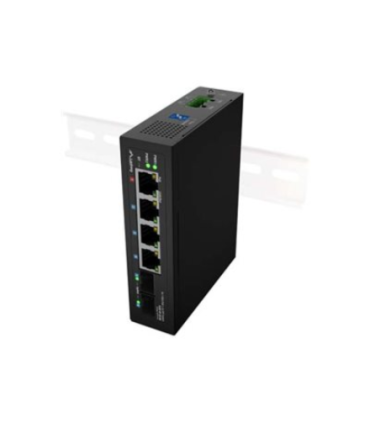 Lanberg | Switch Light IndustrialPoE 1xBT 3xAT 2xSFP Din Unmanagment Gigabit Ethernet | ILGE-4P-2S-90 | Unmanaged | Din rail