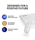 LOGITECH KEYBOARD +MOUSE COMBO PEBBLE 2/WHITE 920-012240