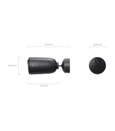 EZVIZ | Camera with battery and solar panel | CS-EB3 4G | Bullet | 3 MP | 2.8mm | IP65 | H.264/H.265 | Micro SD, Max. 512 GB