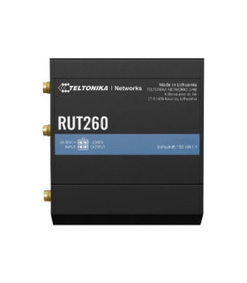 Teltonika | LTE Cat 6 Router | RUT260 | 802.11n | 10/100 Mbit/s | Ethernet LAN (RJ-45) ports 2 | Mesh Support No | MU-MiMO No | 