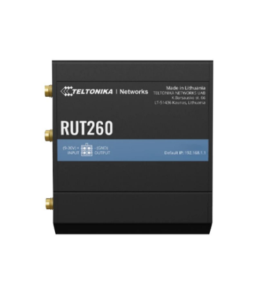 Teltonika | LTE Cat 6 Router | RUT260 | 802.11n | 10/100 Mbit/s | Ethernet LAN (RJ-45) ports 2 | Mesh Support No | MU-MiMO No | 