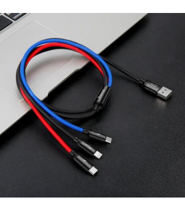 Baseus laadimiskaabel micro USB/Type-C/Lightning