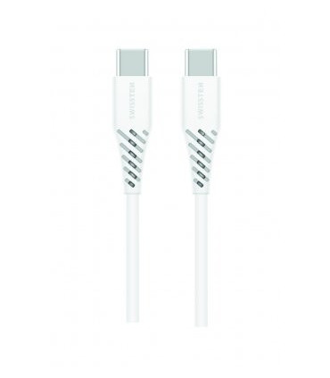 Swissten kaabel 5A(100W) USB-C to USB-C 1,5m valge