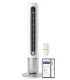 Philips CX7550/00 tornventilaator, Air+ rakendus, valge/hall