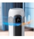 Philips CX7550/00 tornventilaator, Air+ rakendus, valge/hall