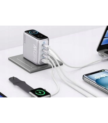Anker 4-port 140W laadija koos USB-C kaabliga