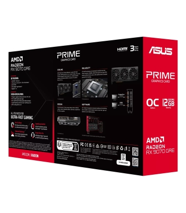 Asus AMD Radeon RX 9070 GRE 2280 MHz 12GB GDDR6 PRIME-RX9070GRE-O12G