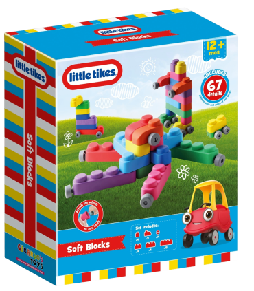 Little Tikes Pehmete klotside komplekt 67 tk