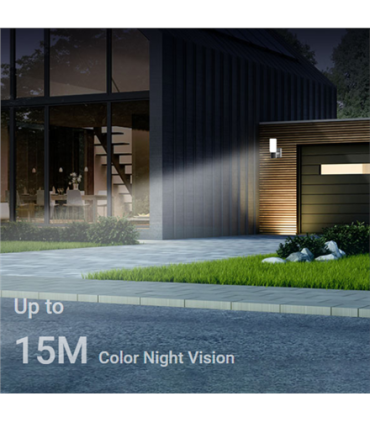 EZVIZ Smart Security Wall-Light Camera | EL3 | 3 MP | 2.8mm | IP65 | H.264/H.265 | MicroSD up to 512GB
