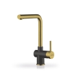 KITCHEN TAP MANDOLIN PVD GOLD & PEARL BLACK STAIN 090928401