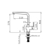 KITCHEN TAP MANDOLIN PVD GOLD & PEARL BLACK STAIN 090928401