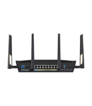 Asus | Dual-band WiFi 7 AiMesh Extendable Performance Router | RT-BE88U | 802.11be | 10/100/1000 Mbit/s | Ethernet LAN (RJ-45) p