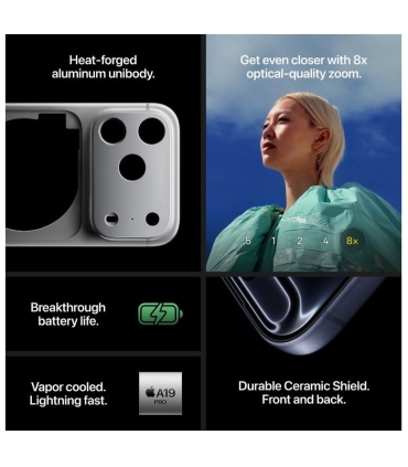 Apple iPhone 17 Pro Max 256GB, hõbedane