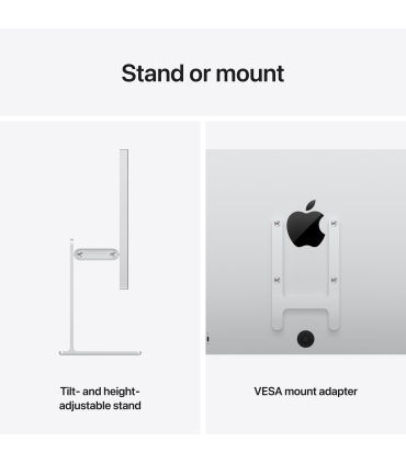 Apple Studio Display XDR - Nano-texture glass - Tilt- and height-adjustable stand